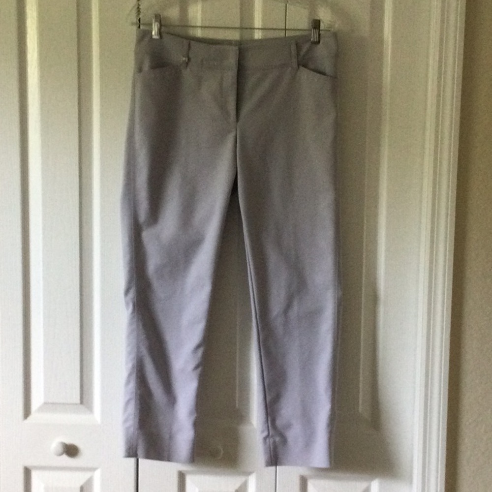White House black market Ladies grey slacks